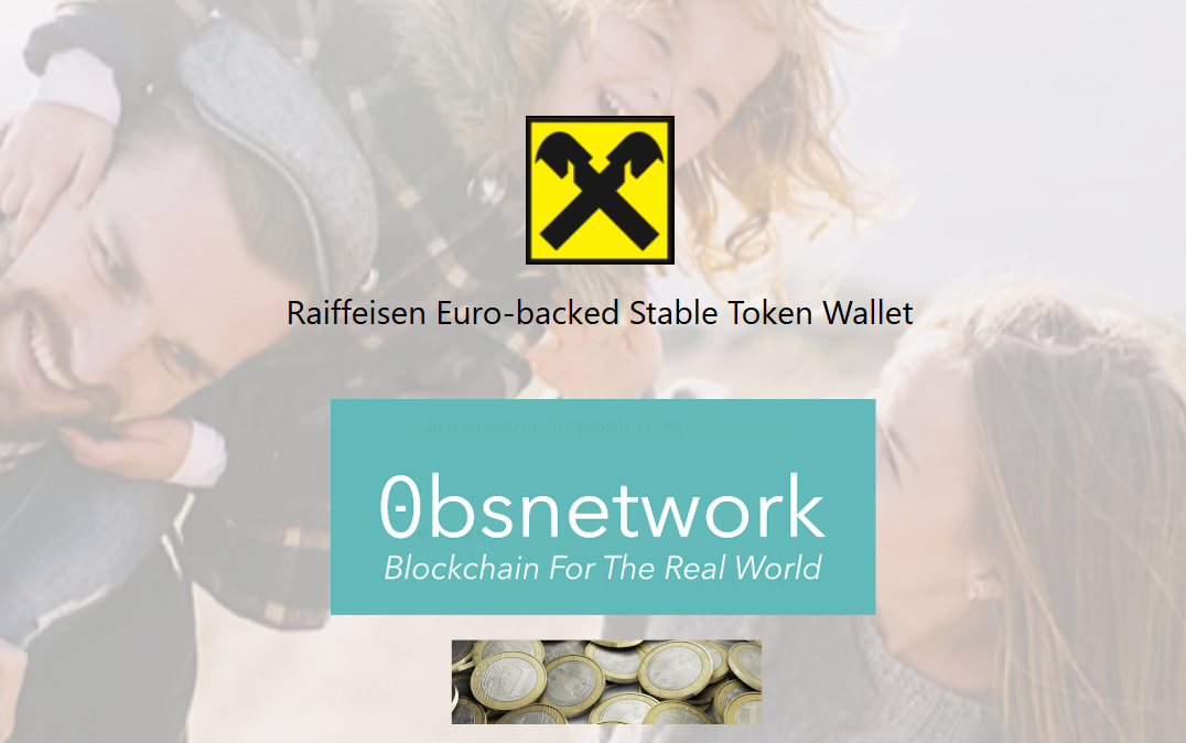 Raiffeisen Bank Euro-backed Stable Token on 0bsnetwork